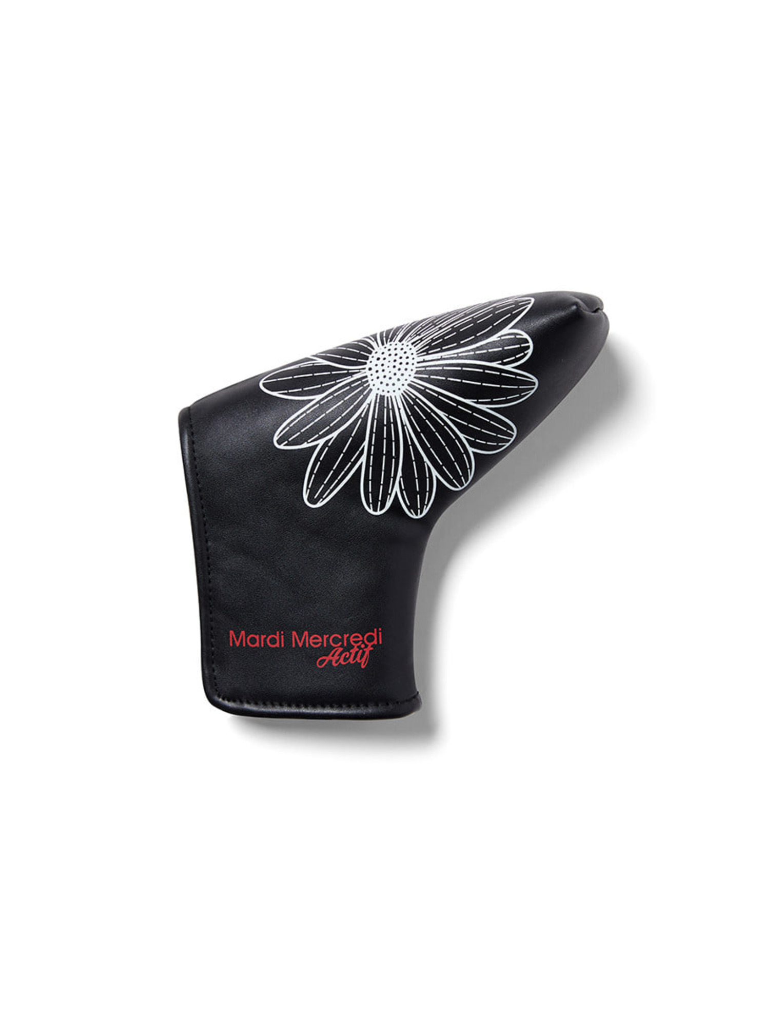 BLADE PUTTER COVER DUO FLOWERS_BLACK RED