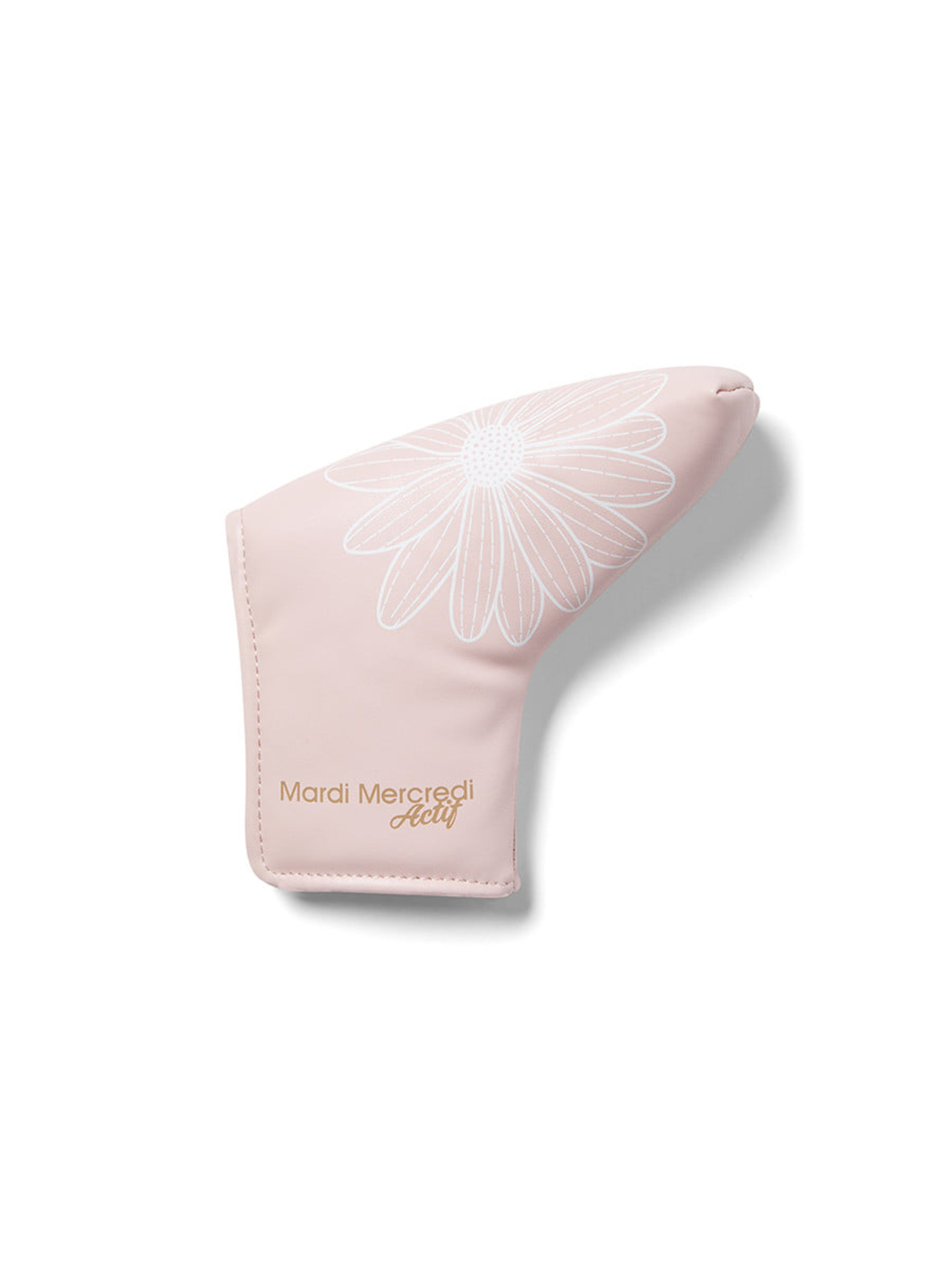 BLADE PUTTER COVER DUO FLOWERS_PINK BEIGE